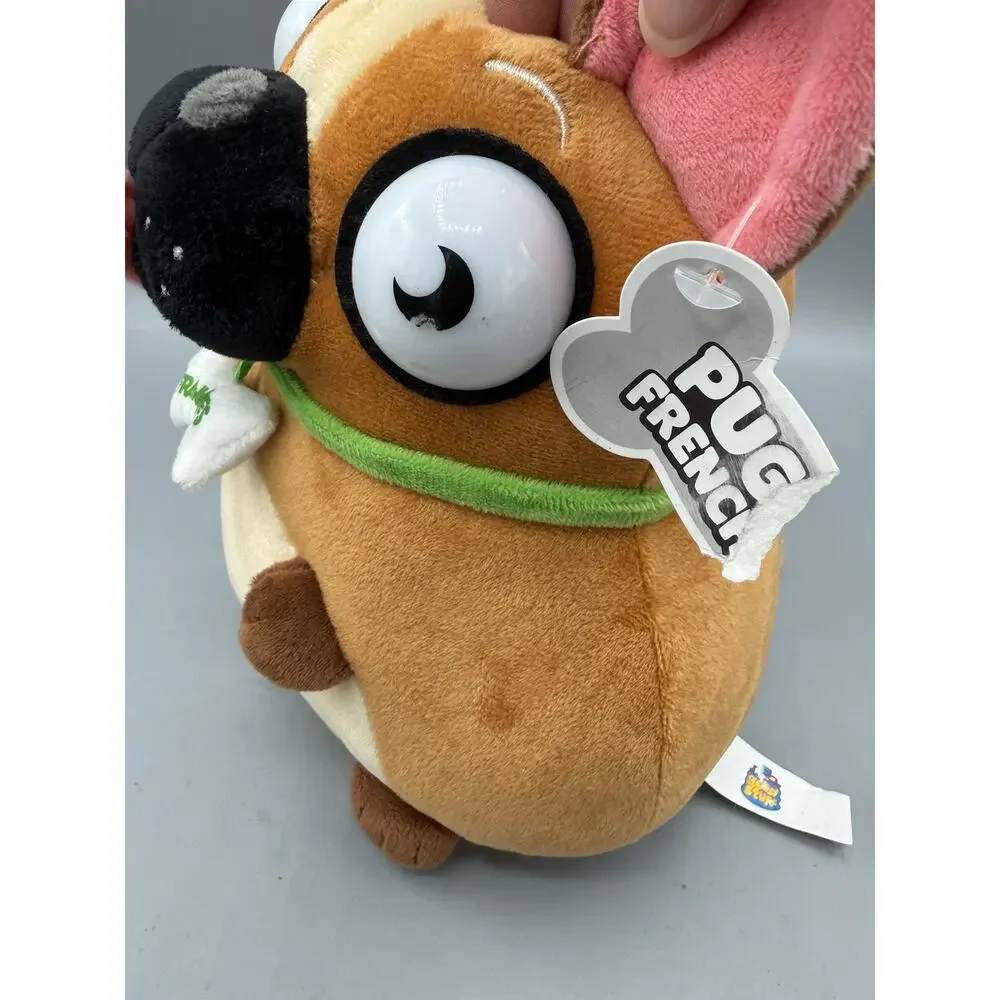 Pug French Plush Dog Toy Big Eyes Personalized Frances Funny Stuffed Animal